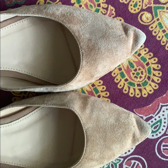 J. Crew Audrey Suede D’Orsay Flats 8 - Picture 4 of 10
